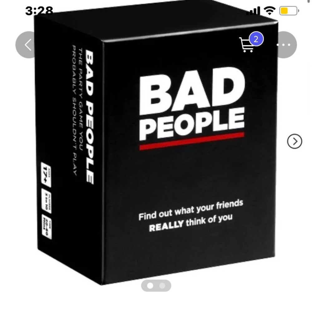 Bad People party game new sealed